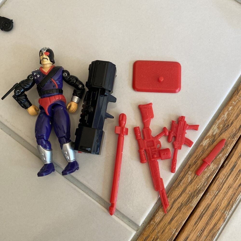 1994 Major Bludd - Vintage Hasbro GI Joe figure, missing 1 missile